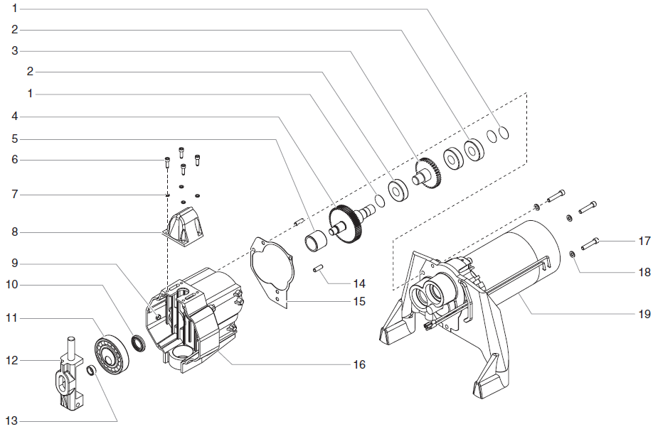 EPX2305 Drive Assembly Parts